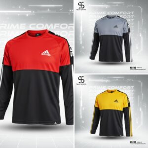 102FULL SLEEVE-3NO-R/G/Y 3 PIS